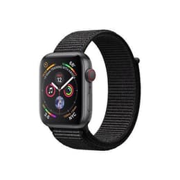 Apple Watch (Series 4) 2018 GPS + Cellular 44 - Aluminium Space black - Sport band Black