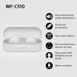 Sony WF-C510 Earbud Bluetooth Earphones - White