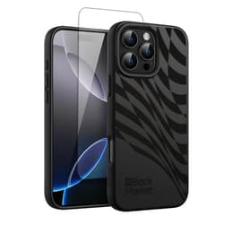 Back Market Case iPhone 16 Pro Max and protective screen - Recycled plastic - Black
