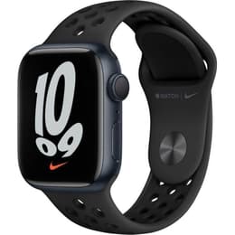 Apple Watch (Series 7) 2021 GPS 45 - Aluminium Midnight - Nike Sport band Black
