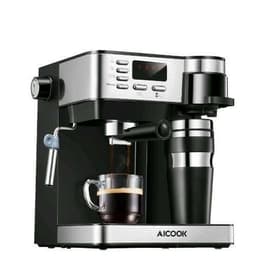Espresso machine Aicook CM6827 L - Black/Silver