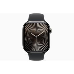 Apple Watch Series 10 (2024) GPS + Cellular 42 mm - Titanium Slate - Sport band Black