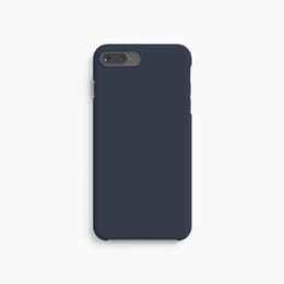Case iPhone 8 Plus - Natural material - Blue
