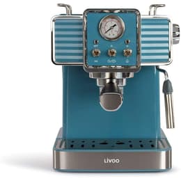 Espresso machine Without capsule Livoo DOD174 1.5000L - Blue