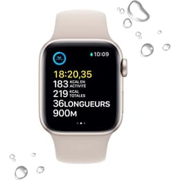 Apple Watch Series SE 2 (2022) GPS + Cellular 40 mm - Aluminium Starlight - Sport band Starlight