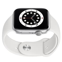Apple Watch (Series 6) 2020 GPS 44 - Aluminium Silver - Sport loop White