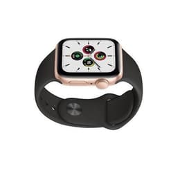 Apple Watch Series SE 1 (2020) GPS 44 mm - Aluminium Gold - Sport band Black