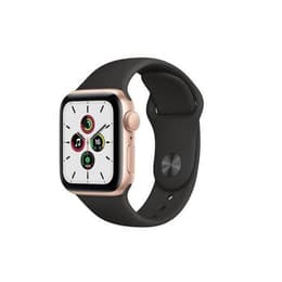 Apple Watch Series SE 1 (2020) GPS 44 mm - Aluminium Gold - Sport band Black