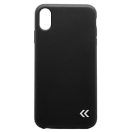 Case iPhone XS Max and protective screen - Plastic - Black