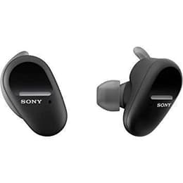 Sony WF-SP800N Earbud Noise-Cancelling Bluetooth Earphones - Black