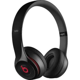 Beats By Dr. Dre Solo2 Luxe Edition noise-Cancelling wired + wireless Headphones with microphone - Black/Red