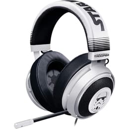 Razer Kraken Stormtrooper Edition gaming wired Headphones with microphone - White/Black