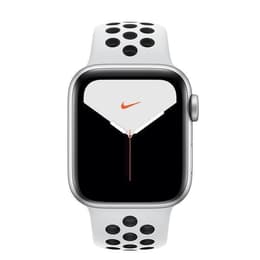 Apple Watch (Series 4) 2018 GPS 44 - Aluminium Silver - Sport Nike White/Black