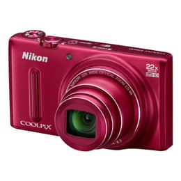 Nikon S9600 Compact 16 - Red