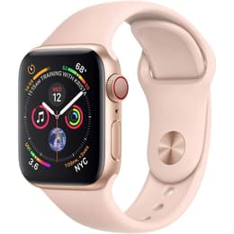 Apple Watch (Series 4) 2018 GPS 44 - Aluminium Gold - Sport loop Pink