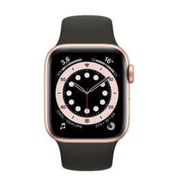 Apple Watch (Series 6) 2020 GPS + Cellular 44 - Aluminium Gold - Sport loop Black