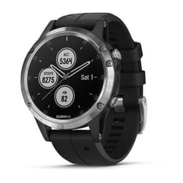 Smart Watch Garmin HR GPS Fēnix 5S Plus - Black/Silver