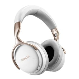 Denon AH-GC30 noise-Cancelling wireless Headphones with microphone - White/Gold