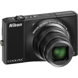 Compact Coolpix S8000 - Black + Nikon 10x Wide Optical Zoom ED VR 30-300mm f/3.5-5.6 f/3.5-5.6