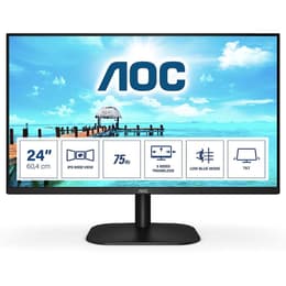 24-inch Aoc 24B2XH/EU 1920 x 1080 LCD Monitor Black