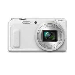 Compact - Panasonic Lumix DMC-TZ56 - White + Panasonic Lumix DC Vario 24mm f/3.3-6.4 Power O.I.S