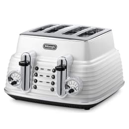 Toaster Delonghi CTOE4003W 4 slots - White