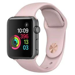 Apple Watch (Series 3) 2017 GPS 42 - Aluminium Space Gray - Sport loop Pink