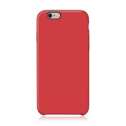 Case iPhone 6 Plus/6S Plus/7 Plus/8 Plus and 2 protective screens - Silicone - Red
