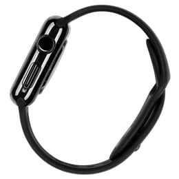 Apple Watch (Series 1) 2014 GPS 42 - Stainless steel Black - Sport loop Black