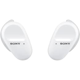 Sony WF-SP800N Earbud Noise-Cancelling Bluetooth Earphones - White