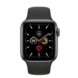 Apple Watch (Series 5) 2019 GPS 44 - Aluminium Grey - Sport band Black