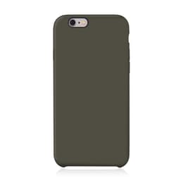 Case iPhone 6 Plus/6S Plus/7 Plus/8 Plus and 2 protective screens - Silicone - Greenish Grey