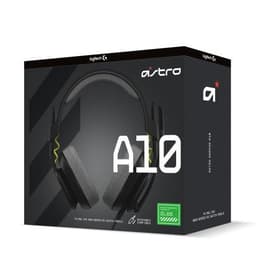 Logitech A10 2nd gen gaming wired Headphones with microphone - Black/Green