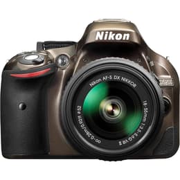 Reflex D5200 - Brown + Nikon AF-S NIkkor DX 18-55mm f/3.5-5.6 G VR II f/3.5-5.6