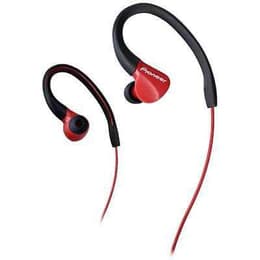 Pioneer SE-E3-R Earbud Earphones - Black/Red