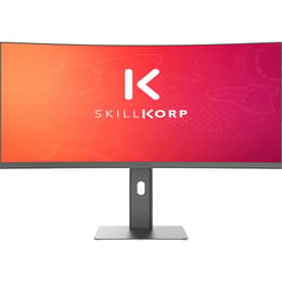 34-inch SKILLKORP M34 Curved 3440 x 1440 LED Monitor Black