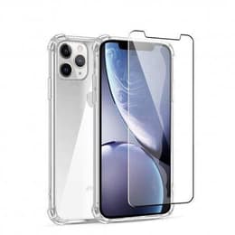 Case iPhone 11 Pro Max and protective screen - TPU - Transparent