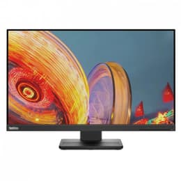 24-inch Lenovo ThinkVision E24Q-20 2560 x 1440 LED Monitor Black