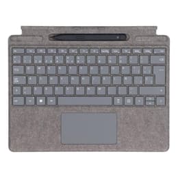 Microsoft Keyboard QWERTY Spanish Wireless Backlit Keyboard Surface Pro X / 8 / 9 Signature Keyboard + Slim Pen