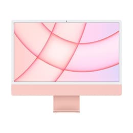 iMac 24" (2021) Apple M1 8-core 8-core GPU - 256 Go SSD - 8 GB QWERTY - English Standard glass