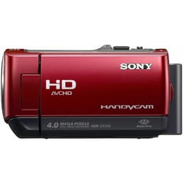 Sony Handycam HDR-CX105E Camcorder - Red