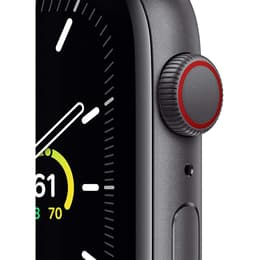 Apple Watch (Series SE) 2020 GPS + Cellular 44 - Aluminium Space Gray - Nike Sport band Black