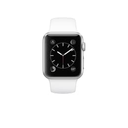 Apple Watch (Series 1) 2016 GPS 38 - Aluminium Silver - Sport band Antique white