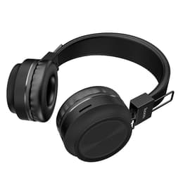 Hoco W25 noise-Cancelling wired + wireless Headphones with microphone - Black