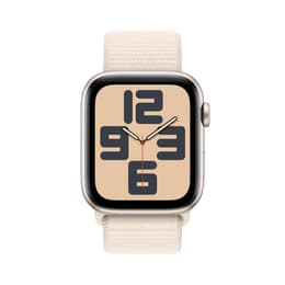 Apple Watch Series SE 2 (2022) GPS 44 mm - Aluminium Starlight - Sport loop Starlight