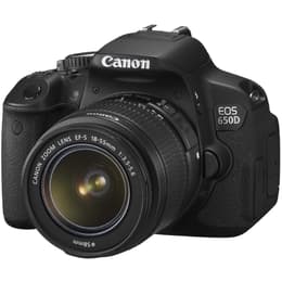 Reflex EOS 650D - Black + Canon Zoom Lens EF-S 18-55mm f/3.5-5.6 III f/3.5-5.6