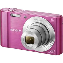Compact - Sony CyberShot DSC-W810 - Pale pink + Sony Zoom optique 6x 28-156mm f/2.3