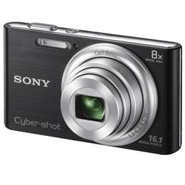 Compact - Sony Cyber-shot DSC-W730 - Black + Sony Carl Zeiss Vario-Tessar 25-224mm f/3.3-6.3