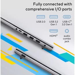 Asus X1504ZA-NJ104W 15-inch (2023) - Core i3-1215U - 8GB - SSD 256 GB + HDD 256 GB QWERTY - English