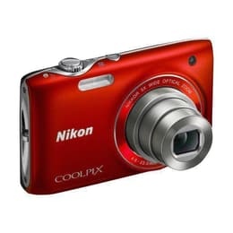 Compact Coolpix S3100 - Red + Nikon Nikkor Wide Optical Zoom 26-130 mm f/3.2-6.5 f/3.2-6.5